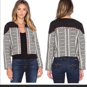 Tularosa Booker Studded Jacket in Neutral/Black